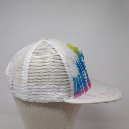 Live In The Moment Snapback Trucker Hat Multicolor One Size Mesh Back