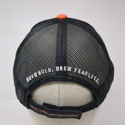 John Fearless Est. 1405 Strapback Trucker Hat Black OS Adjustable Mesh Back