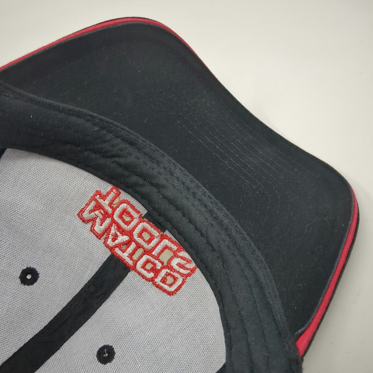 Matco Tools Baseball Cap Black One Size Embroidered Slideback Hat Red Trim