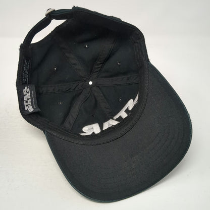 Star Wars Baseball Cap Black One Size Raised Embroidered Logo Hat Slideback