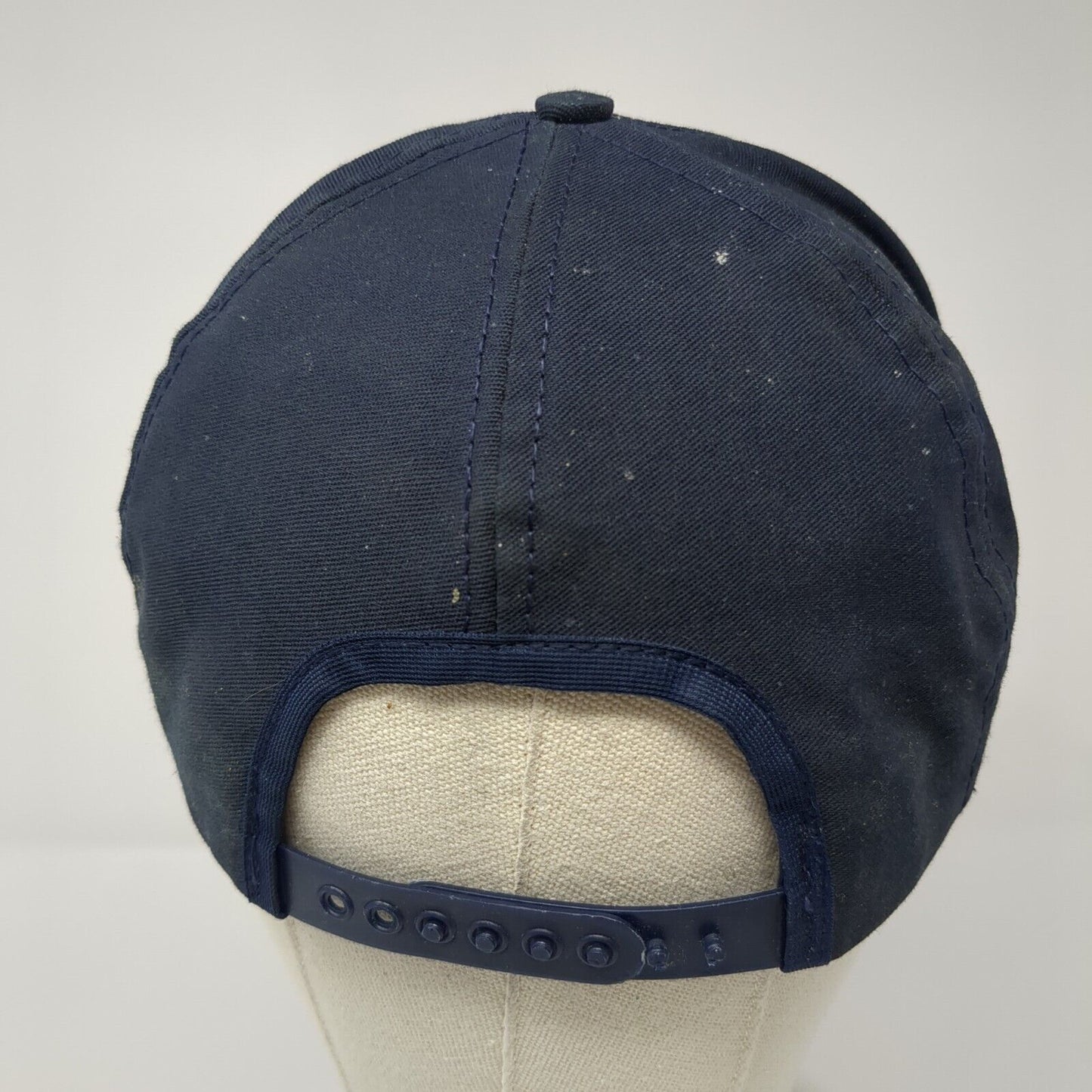 Albertsons Snapback Hat Blue One Size Adjustable Embroidered 6 Panel Cintas