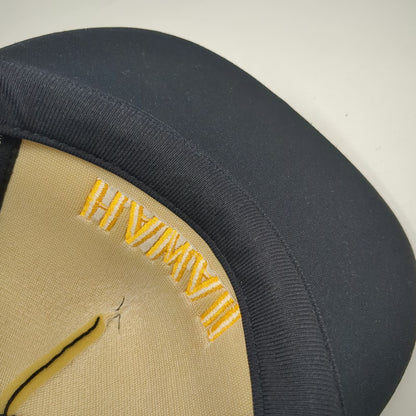 Intercontinental Corp Hawaii Trucker Hat Black One Size Mesh Rope Scrambled Eggs