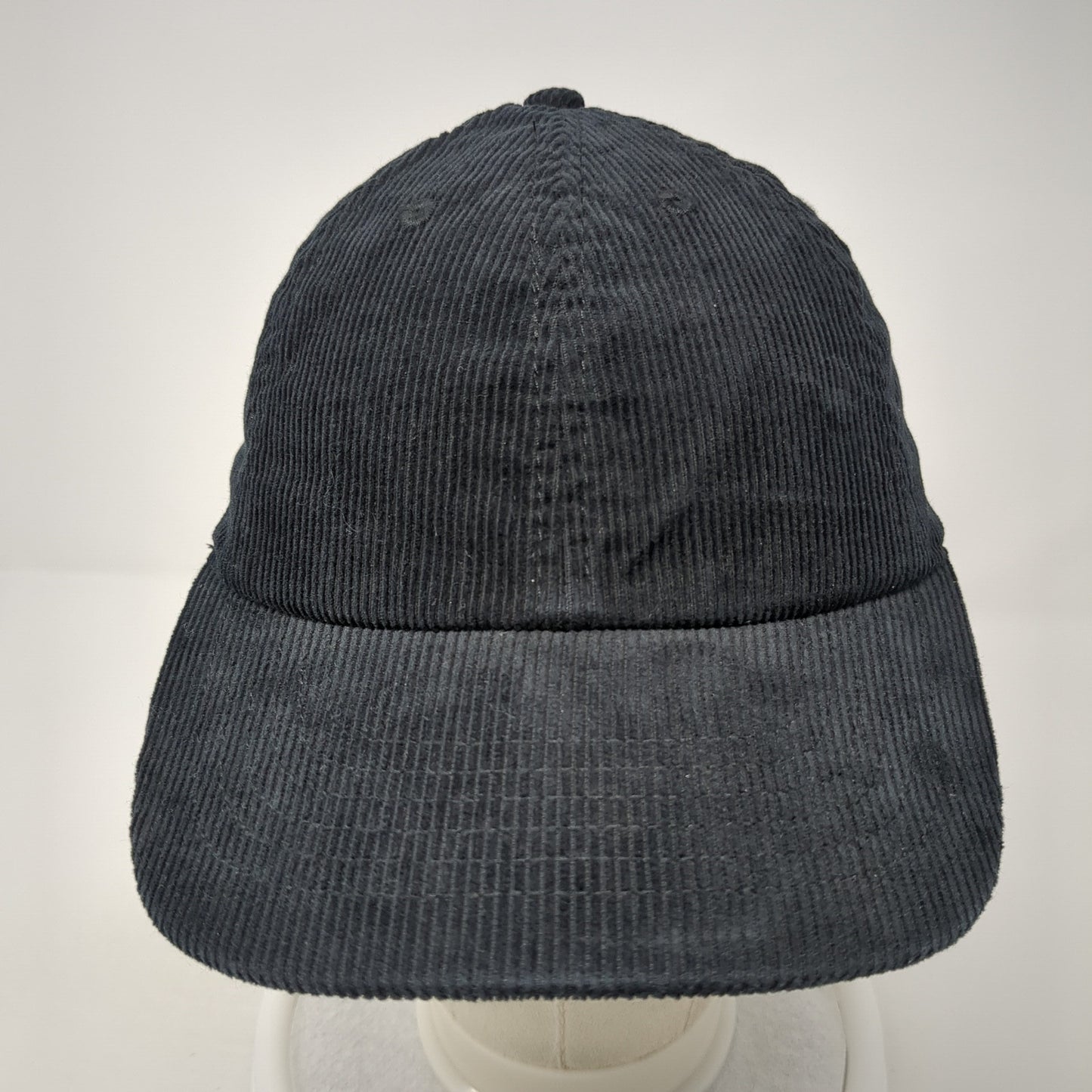 Newhattan Slideback Corduroy Hat Black One Size Adjustable 100% Cotton