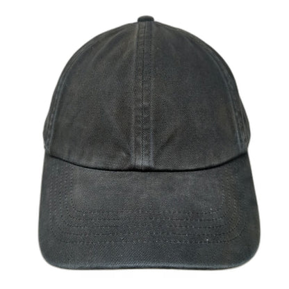 GAP Baseball Cap Black One Size Slideback Cotton Curved Brim Plain Blank Hat