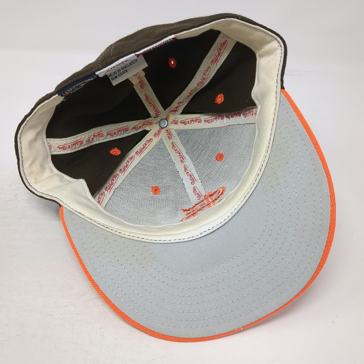 Mitchell & Ness MLB St Louis Cardinals Baseball Cap Brown Orange 7 1/8 Wool Hat
