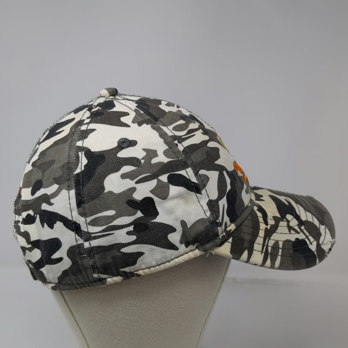 Otto Baseball Cap Gray Camo One Size Pacific Steel Recycling Pocatello Idaho Hat