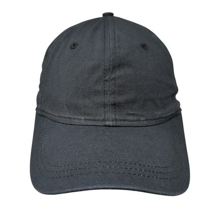 Universal Thread Slideback Hat Black One Size Adjustable Solid Blank