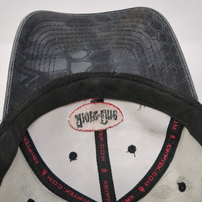 Shore-Line Pest Control Inc. Strapback Hat Multi Camo One Size Adjustable