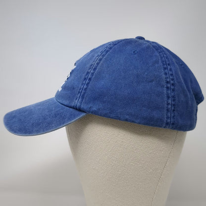 Adams Baseball Cap Blue OSFM Columbia Windham Soccer Columbus Day Strapback Hat
