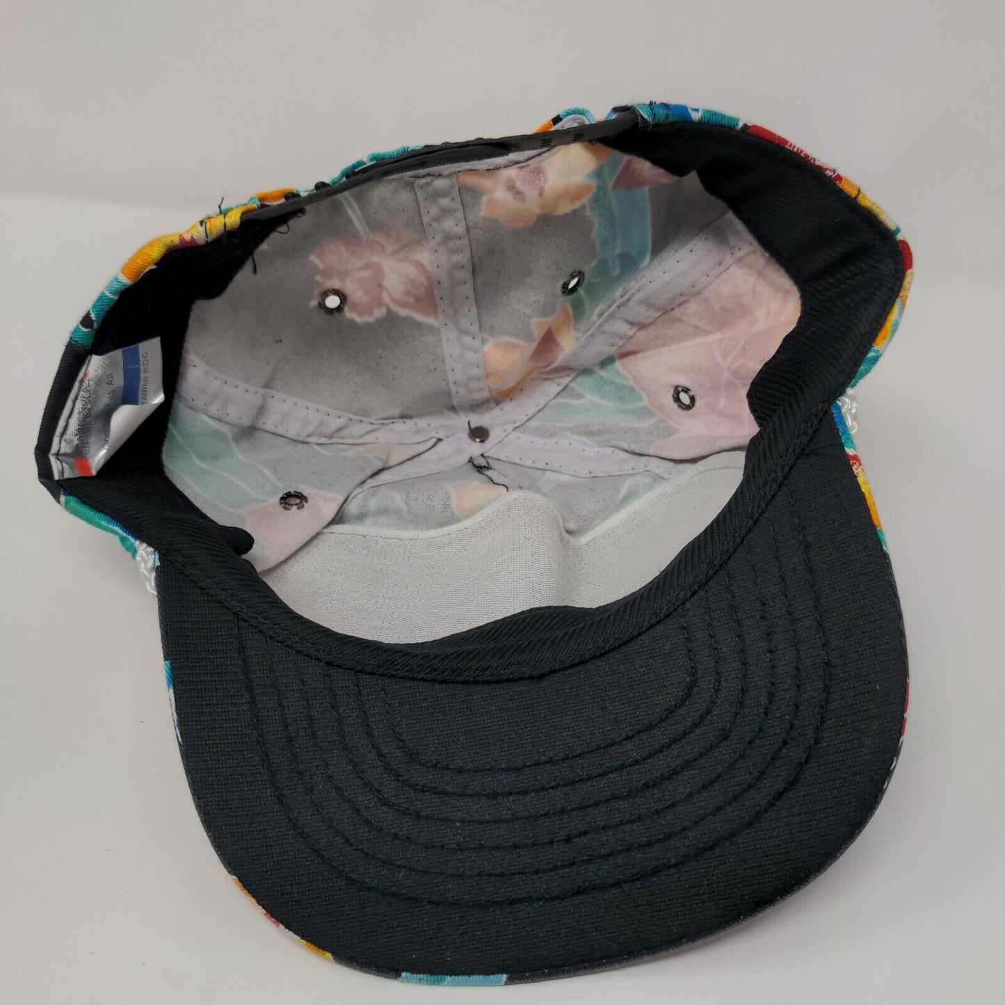 Ambush Insecticide Snapback Hat Multicolor OSFA Adjustable Floral Rope San Sun