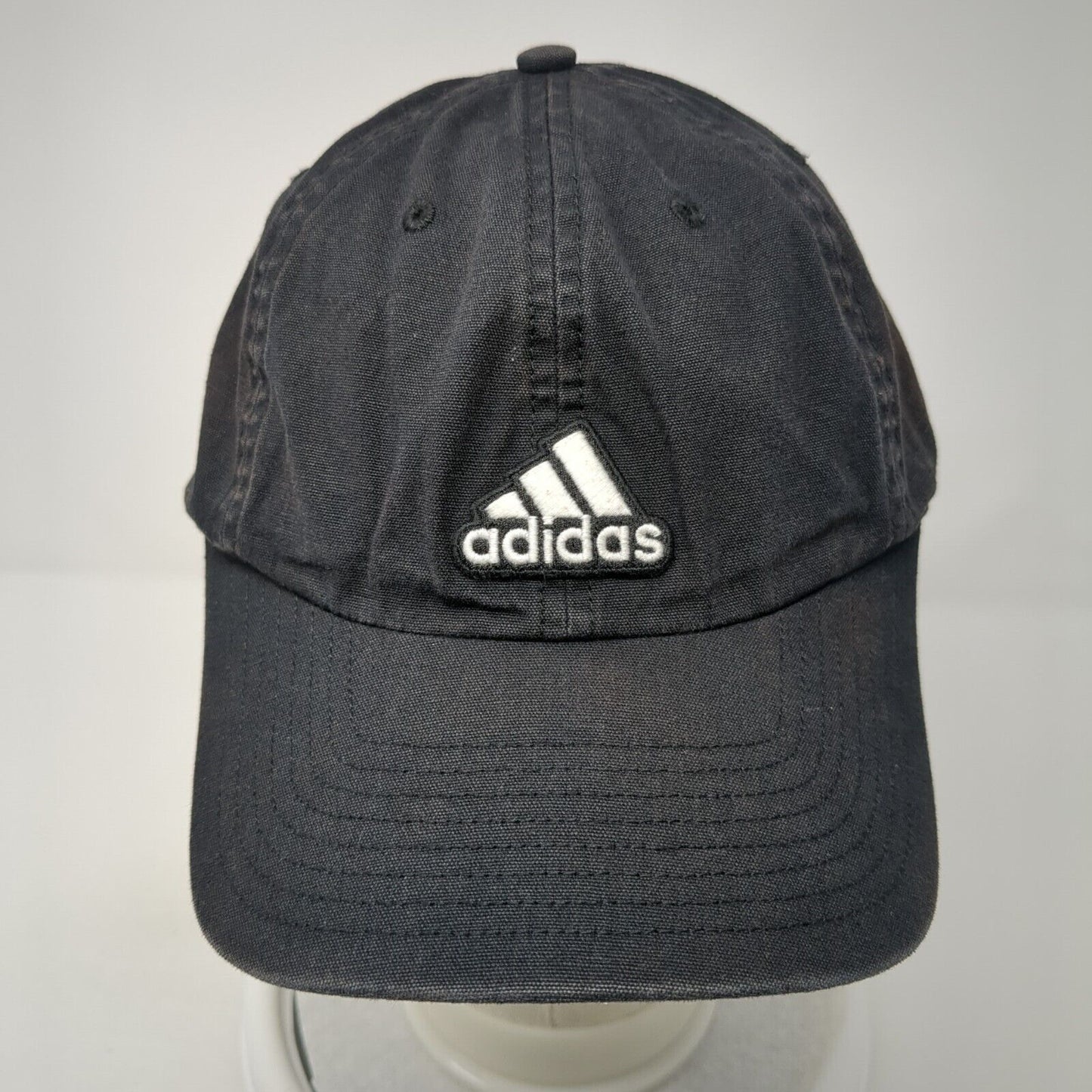 Adidas Aeroready Slideback Hat Black One Size 3 Stripes Logo Adjustable