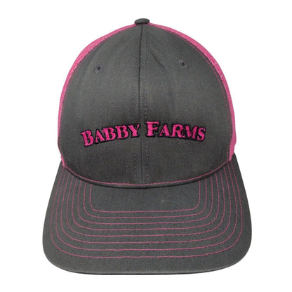 Babby Farms Snapback Trucker Hat Multicolor OSFA Mesh Back Richardson