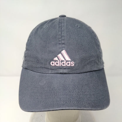 Adidas Slideback Hat Gray One Size Adjustable Embroidered Climalite 6 Panel