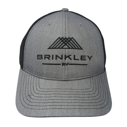 Brinkley RV Snapback Mesh Back Trucker Hat Gray One Size Colorblock