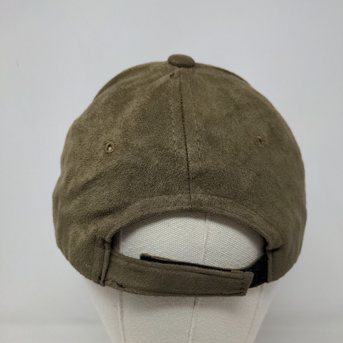 Unbranded Men's Strapback Hat Brown Adjustable Vent Holes Blank