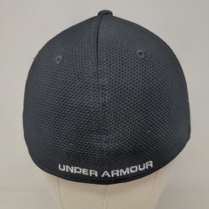 Under Armour Men's Fitted Hat Black Size M/L Embroidered Logo