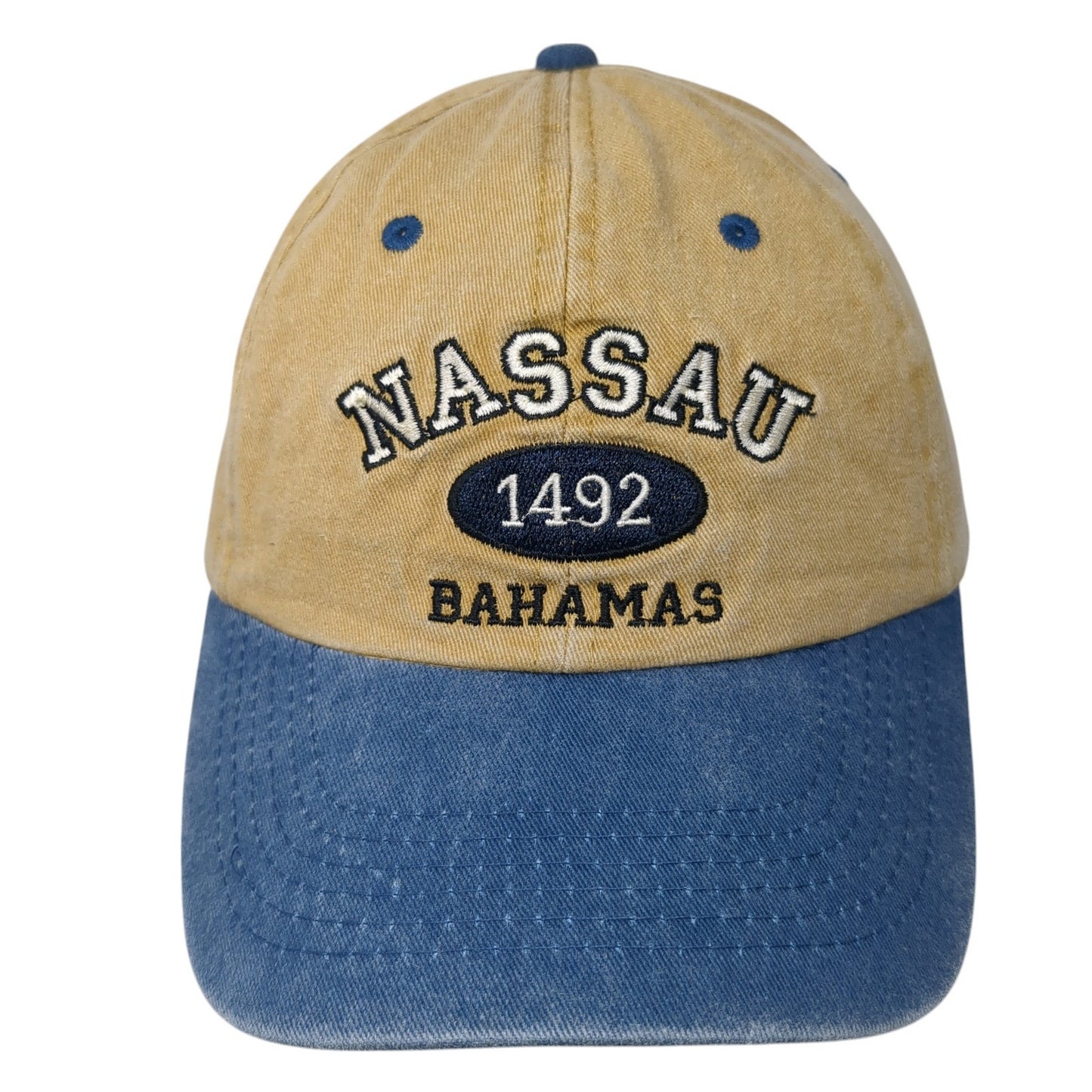 NASSAU 1492 Bahamas Strapback Baseball Cap Multicolor OS Adjustable 6 Panel