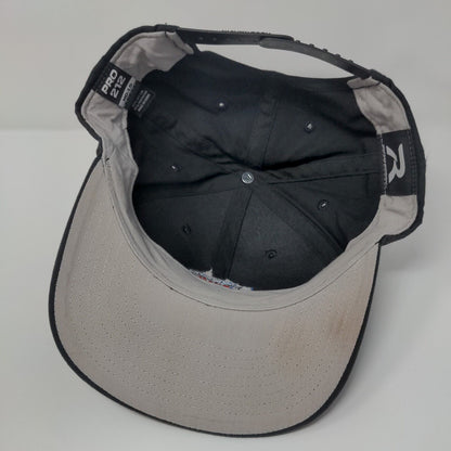 Gem Meat Packing Co. Snapback Hat Black M/L Embroidered Richardson