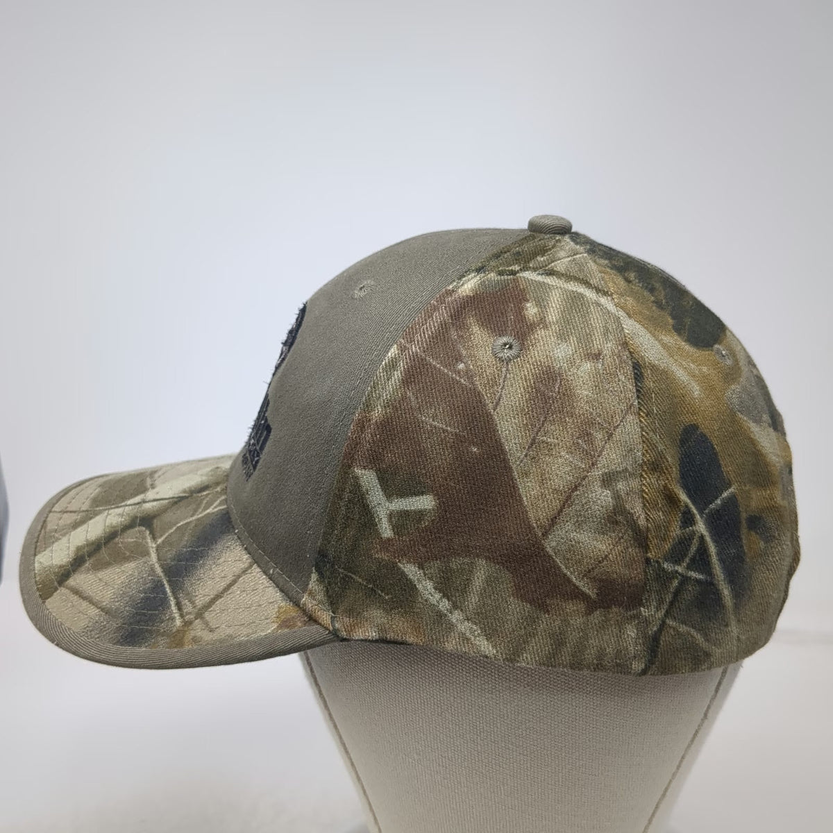 Kati Baseball Cap Brown Camo Franklin Building Supply One Size Slideback Hat