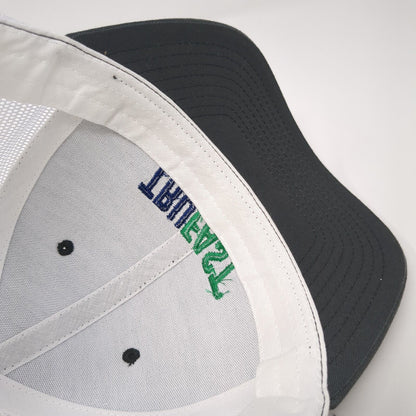 Trufast Snapback Trucker Hat Gray OS Adjustable Embroidered Mesh Back Yupoong