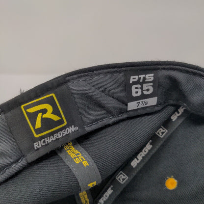 G Mats Football Fitted Hat Black 7 7/8 Richardson Performance Series