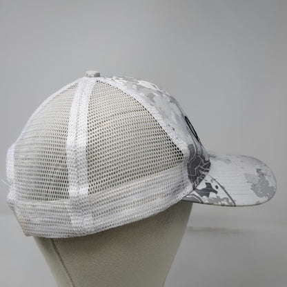 Cabela's CLUB Trucker Hat Gray Viper Snow Camo Mesh Snapback One Size Hunting