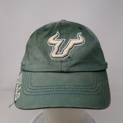 Russell Athletic Men's Slideback Hat Green USF South Florida Bulls Logo