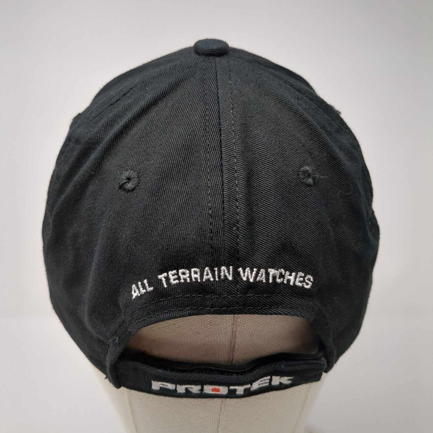 Protek All Terrain Watches Strapback Hat Black One Size Adjustable Embroidered
