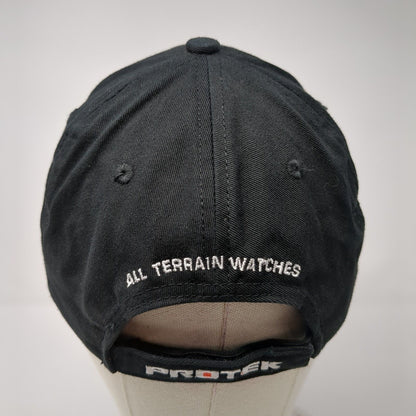 Protek All Terrain Watches Strapback Hat Black One Size Adjustable Embroidered