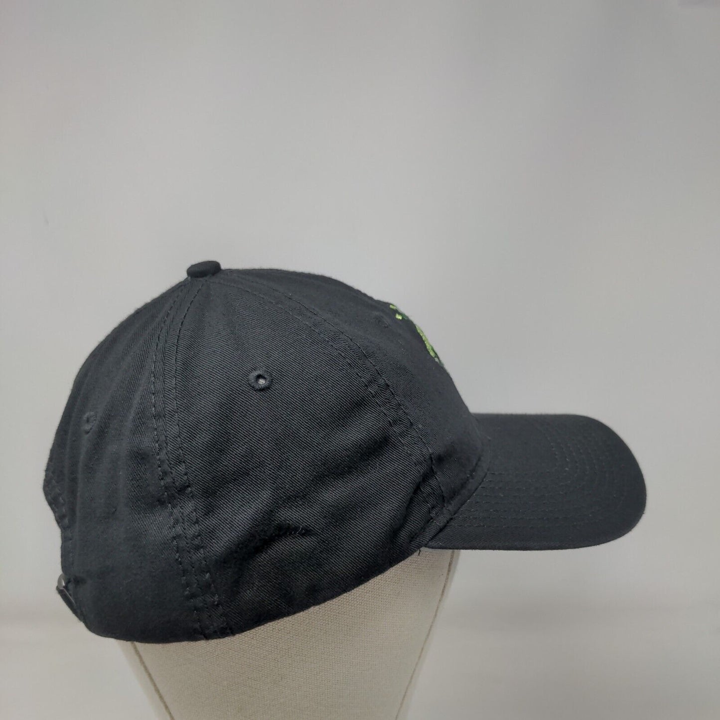 Palm Tree Slideback Hat Black OS Adjustable Nothing Lasts Forever H3 Headwear