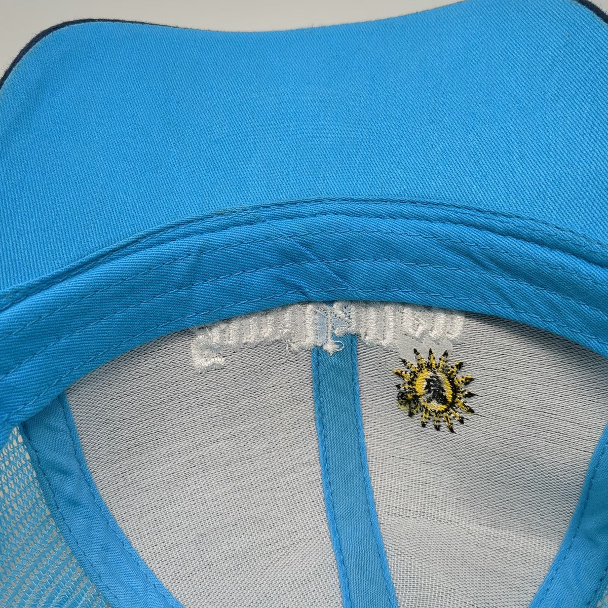 Infinity Global Baseball Cap Blue OS Mesh Back Strapback Sun Valley Hat Regional