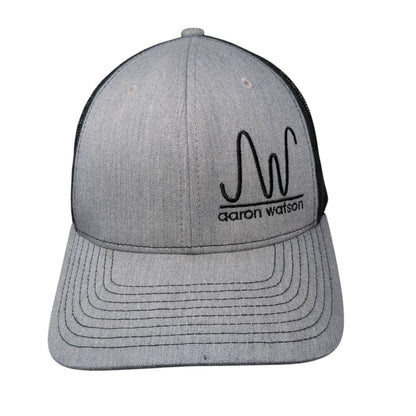Aaron Watson Snapback Mesh Back Trucker Hat Gray One Size Richardson