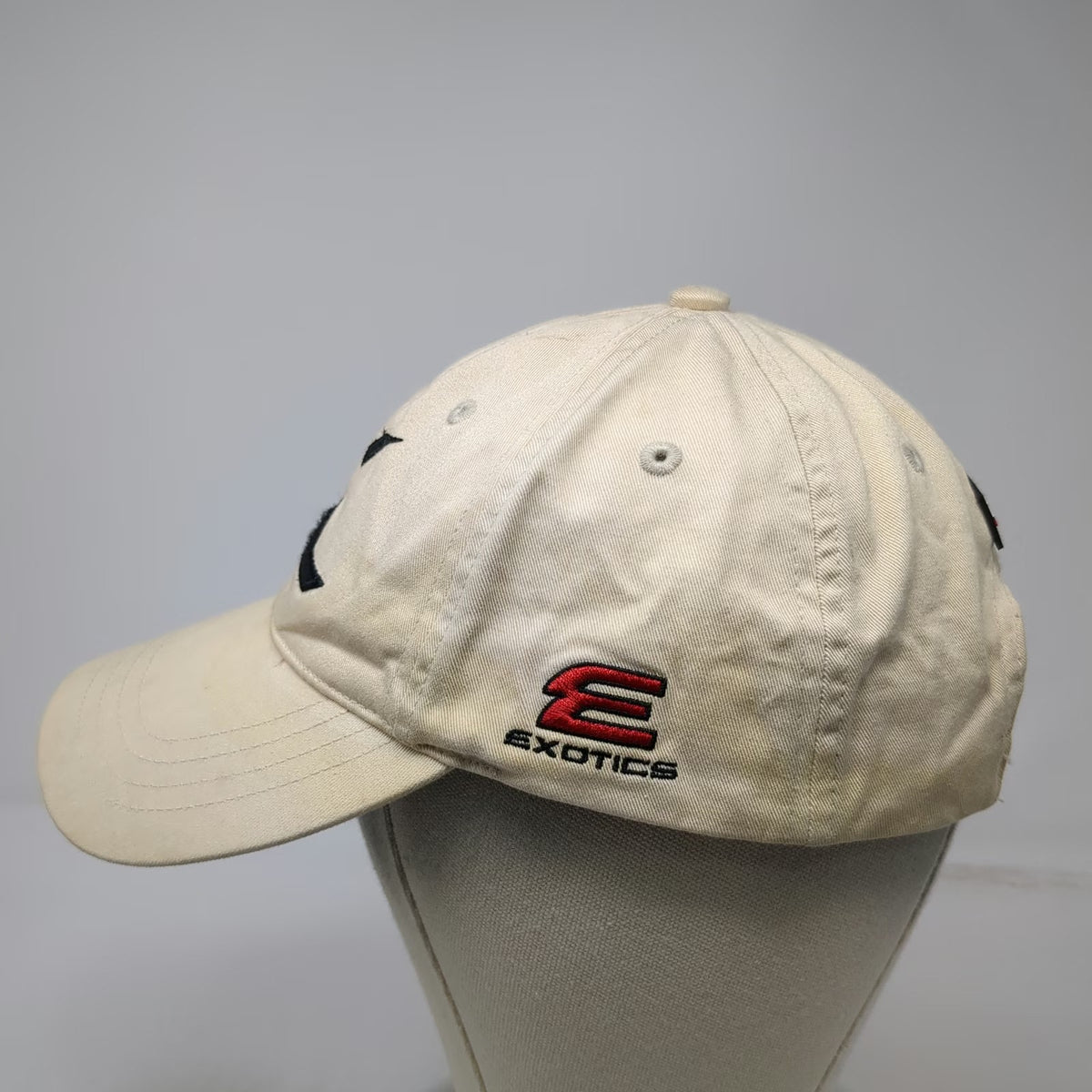 Tour Edge Exotics Baseball Cap Beige One Size Hat Golf X Logo Graphic Underbrim
