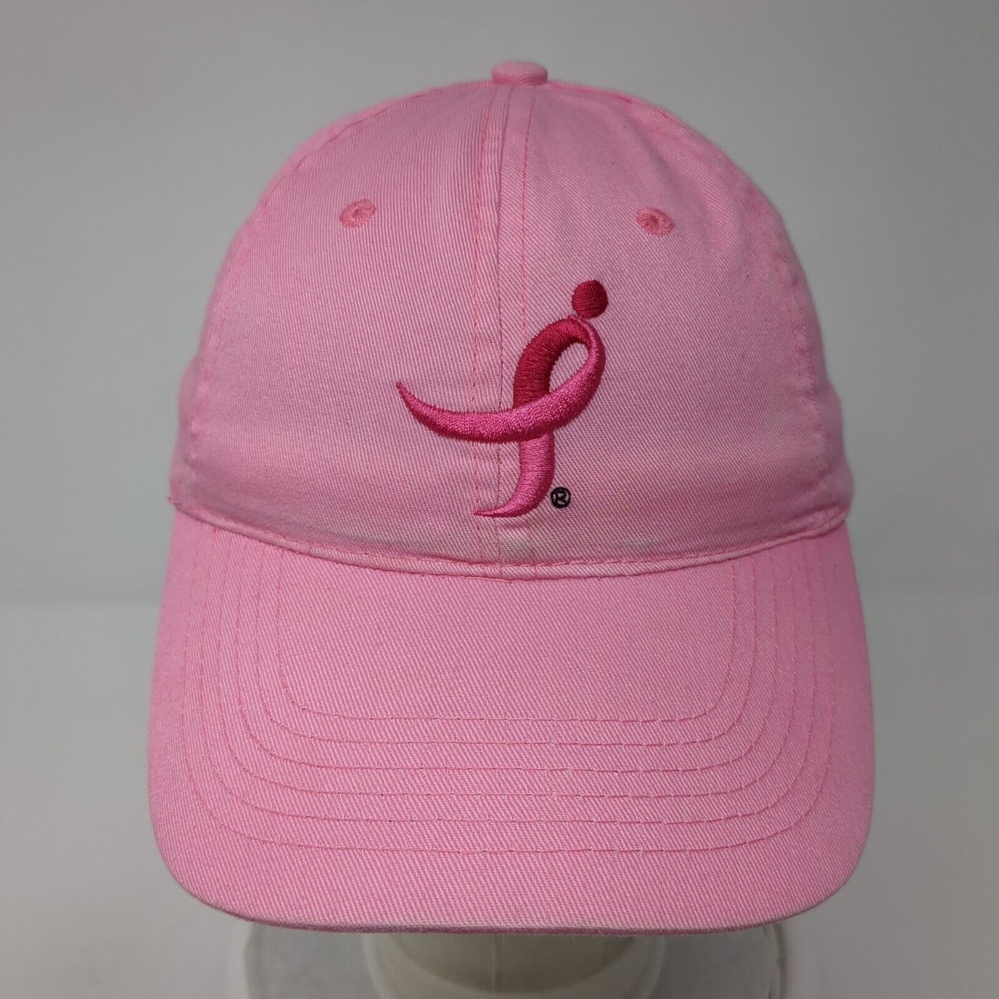 NAPA All Out For The Cure Strapback Hat Pink One Size Solid Adjustable