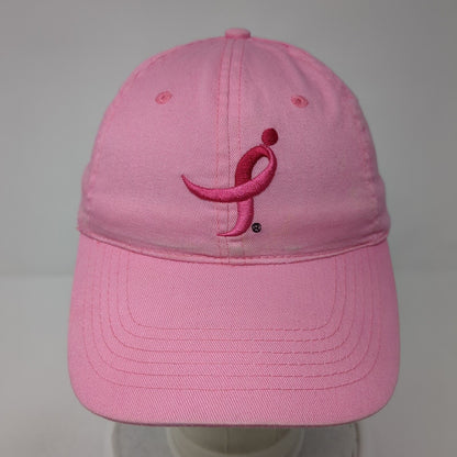 NAPA All Out For The Cure Strapback Hat Pink One Size Solid Adjustable