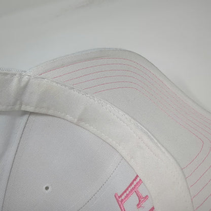 Classic Orlando FL Baseball Cap White One Size Pink Embroidery Strapback Hat