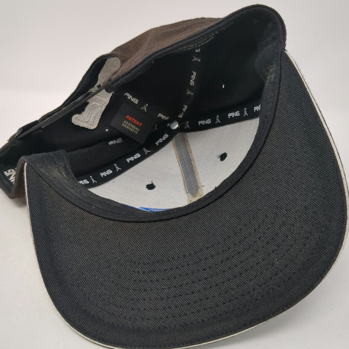 Ping 5 Panel Black Blue White One Size G30 Snapback Hat Golf Flexfit Adjustable