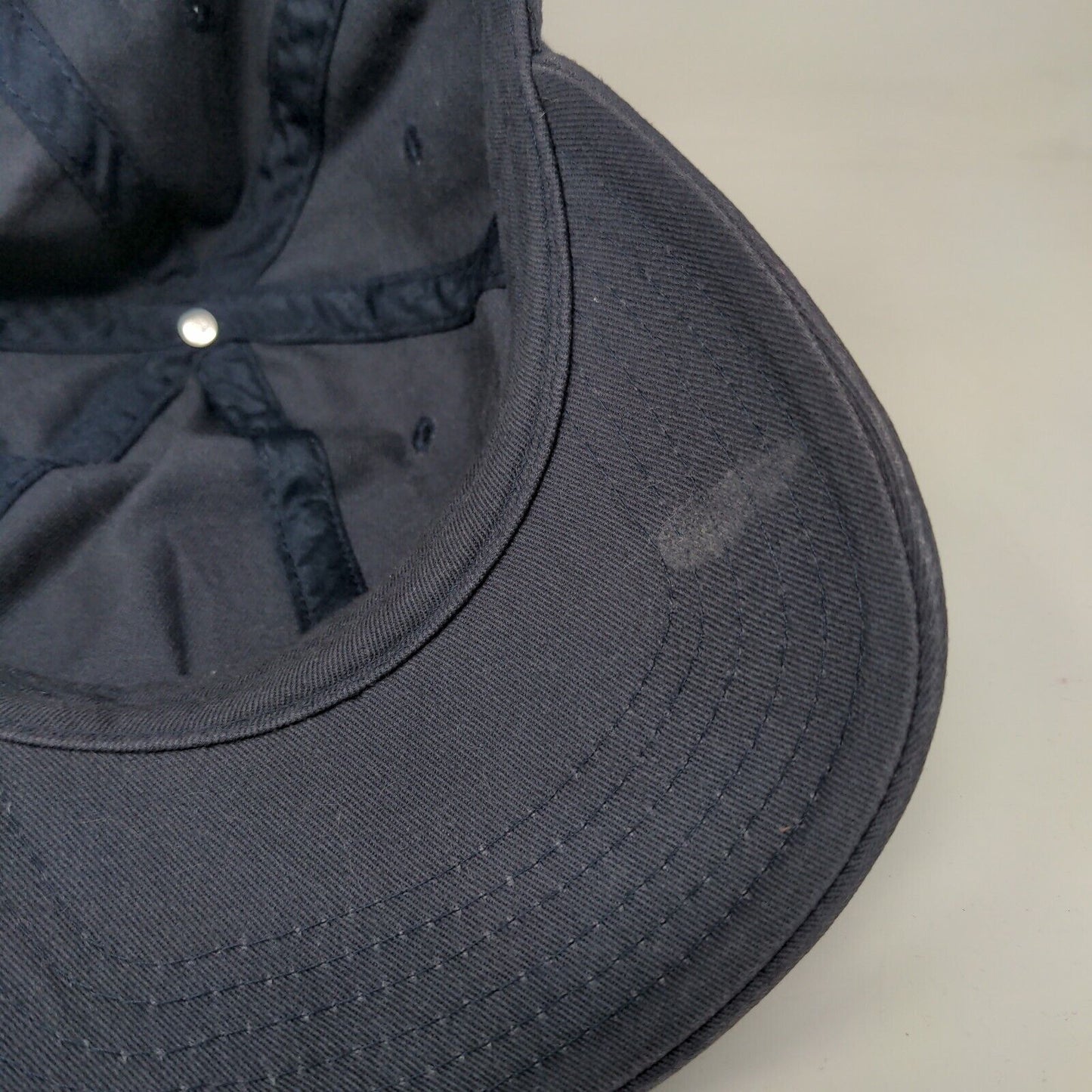 Bacardi Patch Strapback Hat Blue One Size Adjustable 6 Panel Vent Holes