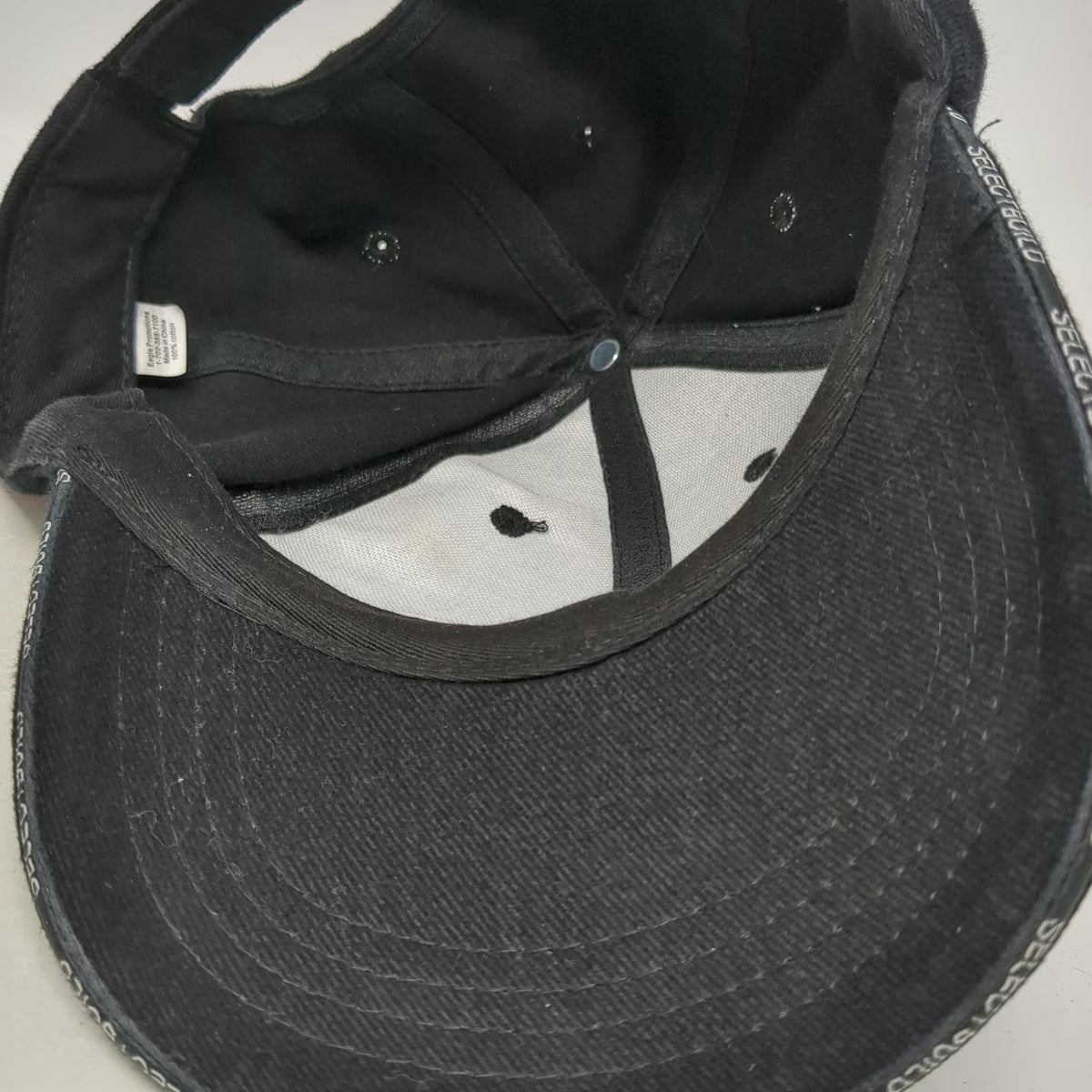 Eagle Promotions SelectBuild Hat Black One Size Baseball Cap American Flag