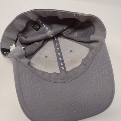Under Armour Fitted Hat Gray Large/XL Solid Vent Holes 6 Panel