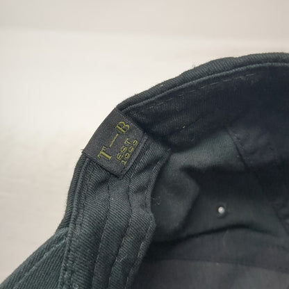 Techo-Bloc Snapback Hat Black One Size 100% Cotton Hardscape Masonry Logo Cap