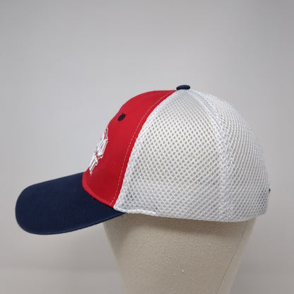 Coors Light Strapback Mesh Back Trucker Hat Multi One Size Colorblock