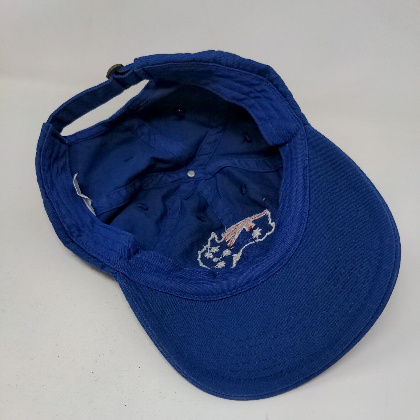 Australia Flag Map Slideback Hat Blue One Size Embroidered Adjustable