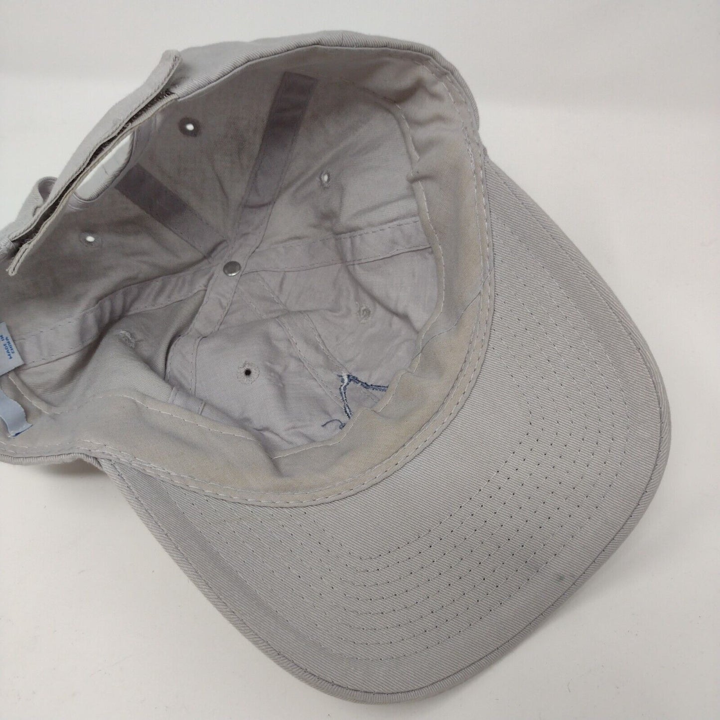 Race To Robie Creek Strapback Hat Gray OSFA Embroidered Port & Company