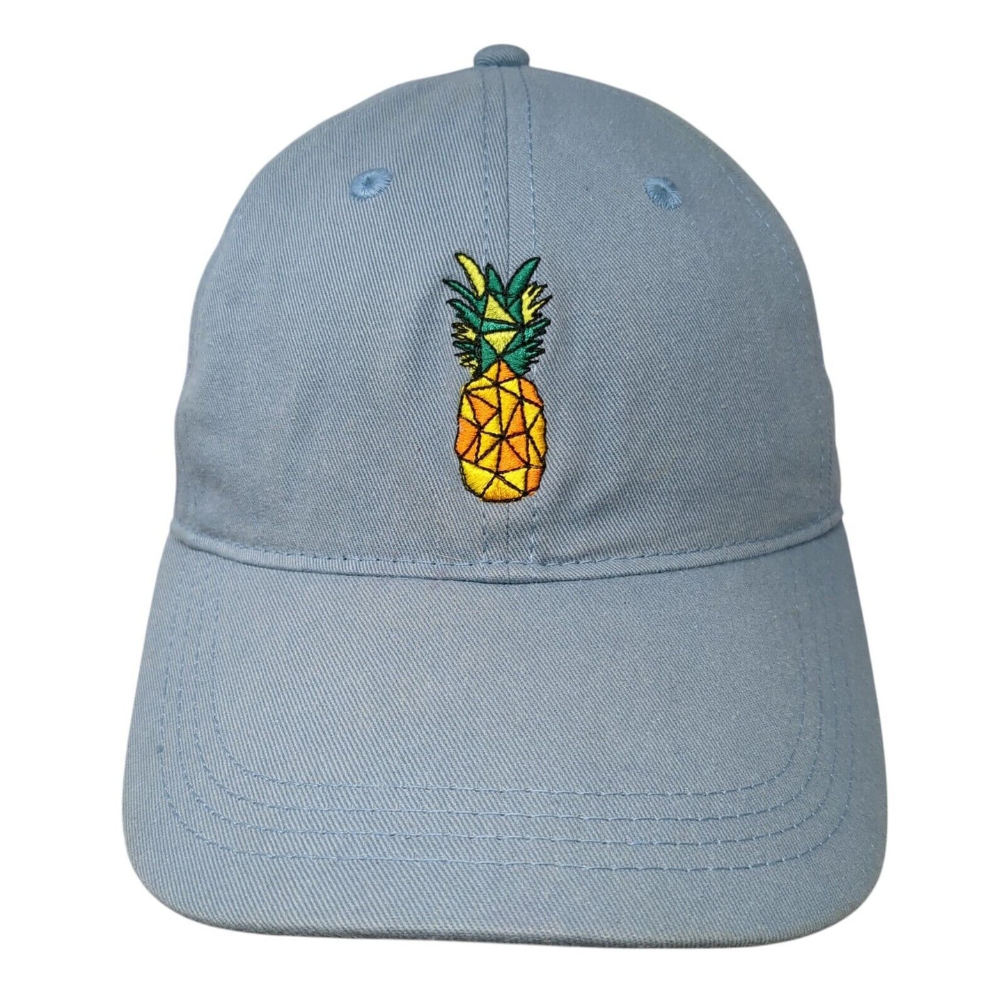 The Happy Sea Slideback Hat Blue OS Adjustable Embroidered Authentic Pigment