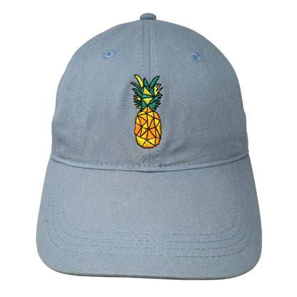 The Happy Sea Slideback Hat Blue OS Adjustable Embroidered Authentic Pigment