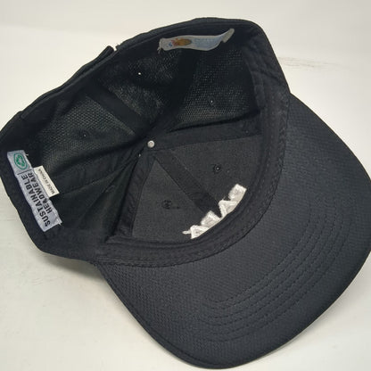 Preferred Papa Johns Baseball Cap Black One Size Strapback Hat Sustainable Logo