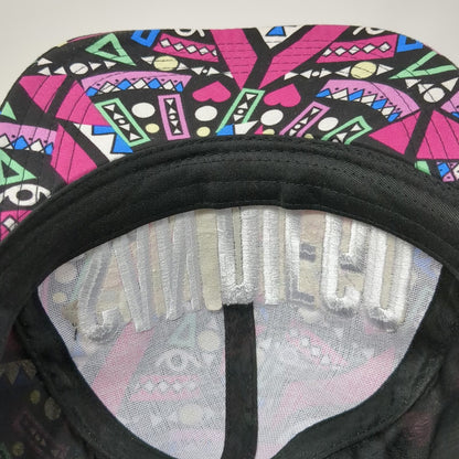 New Genesis San Diego Snapback Pink White One Size Hat 3D Embroidery Geometric