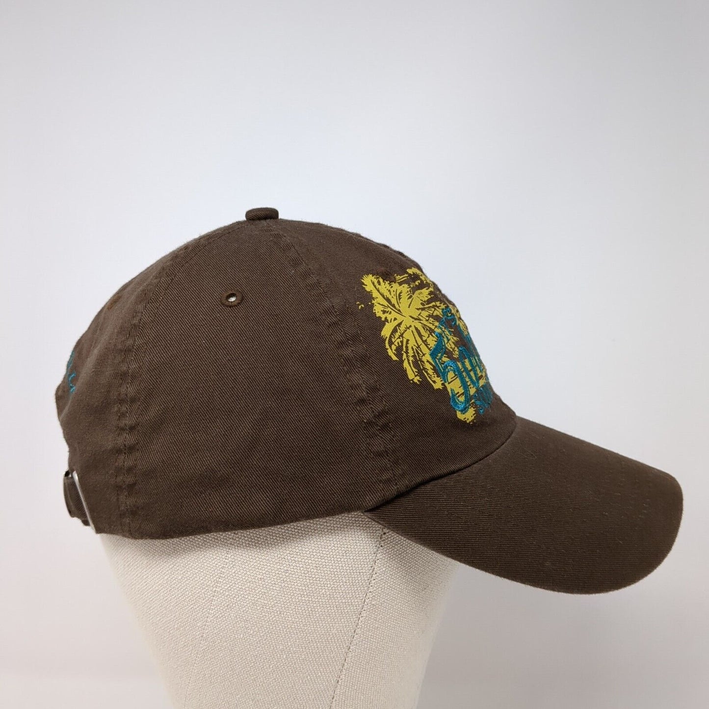 It's 5 O'Clock Somewhere Slideback Hat Brown OS Adjustable Margaritaville Cotton