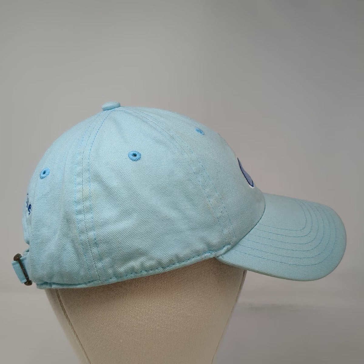 Vineyard Vines Whale Logo Blue Baseball Cap One Size Adjustable Strap Hat